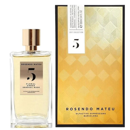 Rosendo Mateu No 5 Floral Amber Sensual Musk Eau de Parfum For Unisex 100ML