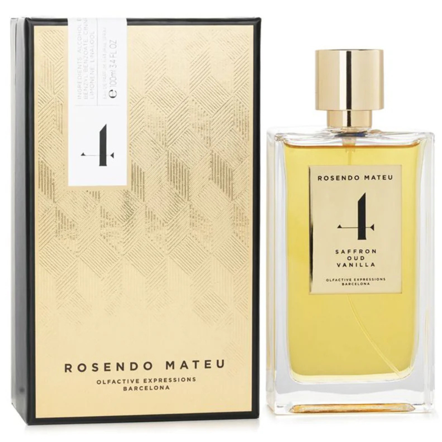 Rosendo Mateu No 4 Saffron Oud Vanilla Eau de Parfum For Unisex 100ML